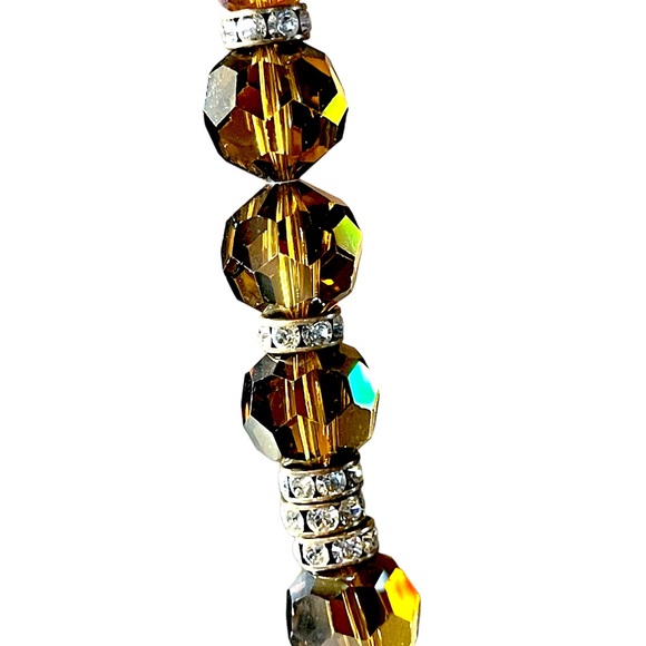 Swarovski Crystals Hand Beaded Necklace - Picture 12 of 13